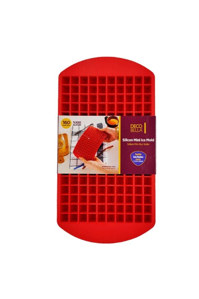 160'lı Mini Buz Kalıbı İçecek Kokteyl Buzu Mini Kare Kırık Buz Buz Kalıbı