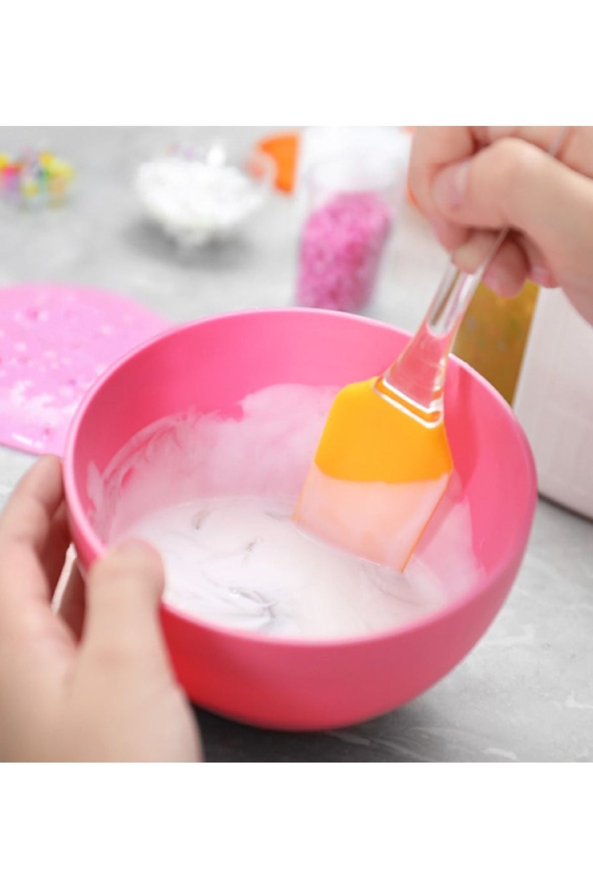 Decobella Silikon Uçlu Spatula Kek Tatlı Karıştırma Spatulası 25cm Spatula Kaşık