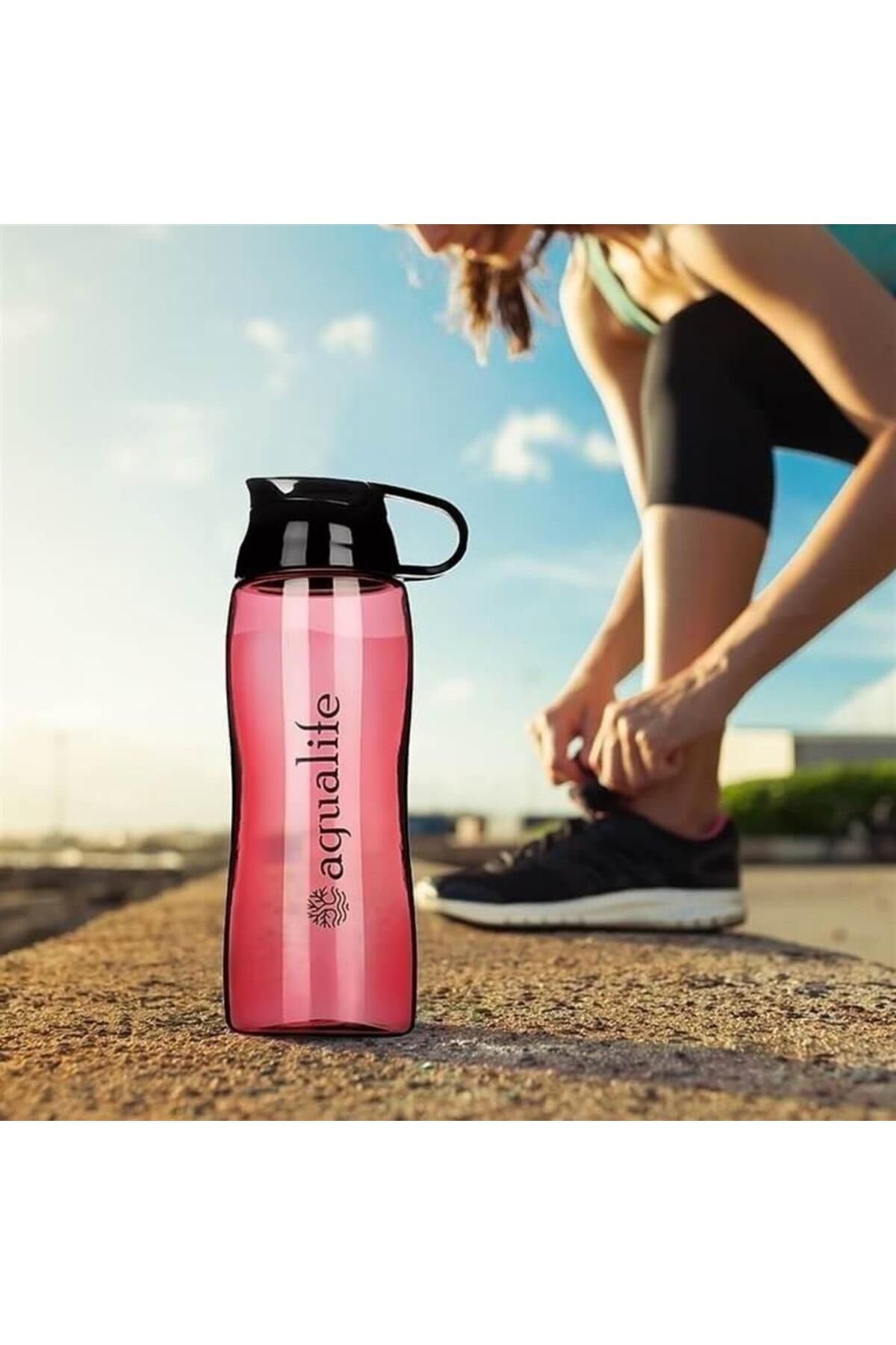 Titiz Aqua Matara, Detoks Su Şişesi, 750ml Kırmızı