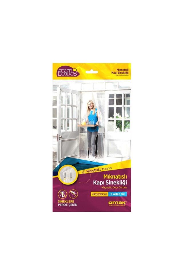 Siyah Mıknatıslı Kapı Sinekliği, Balkon Bahçe Kapısı Yapıştırmalı Sineklik, Kolay Kullanım