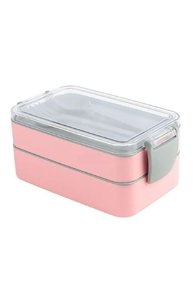 Pembe Fely 900 ml Beslenme Kabı Seti Saklama Kabı & Lunch Box Beslenme Kutusu Yeni Nesil Sefer Tası
