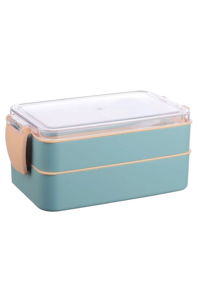 Yeşil Fely 900 ml Beslenme Kabı Seti Saklama Kabı & Lunch Box Beslenme Kutusu Yeni Nesil Sefer Tası