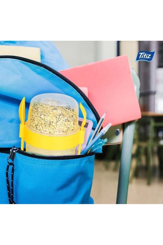 Titiz Take'n Go Büyük Boy Müsli Kabı 1100 ml Ap-9453 Kırmızı