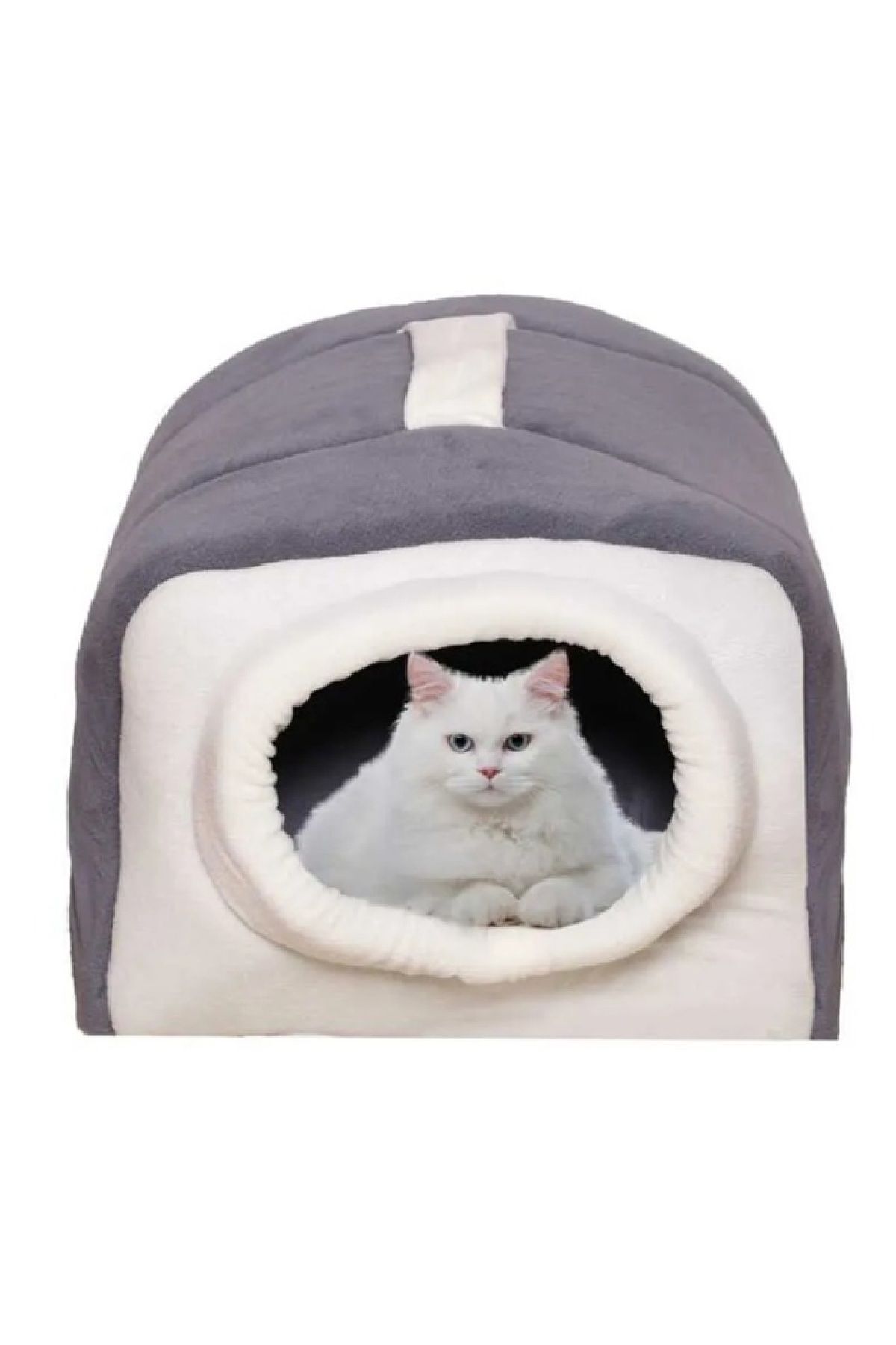 Taşınabilir Elektrikli Puf Kedi Evi Kedi Yuvası 220W ve 12V Uyumlu Kedi Bakım Evi Kedi Yatağı