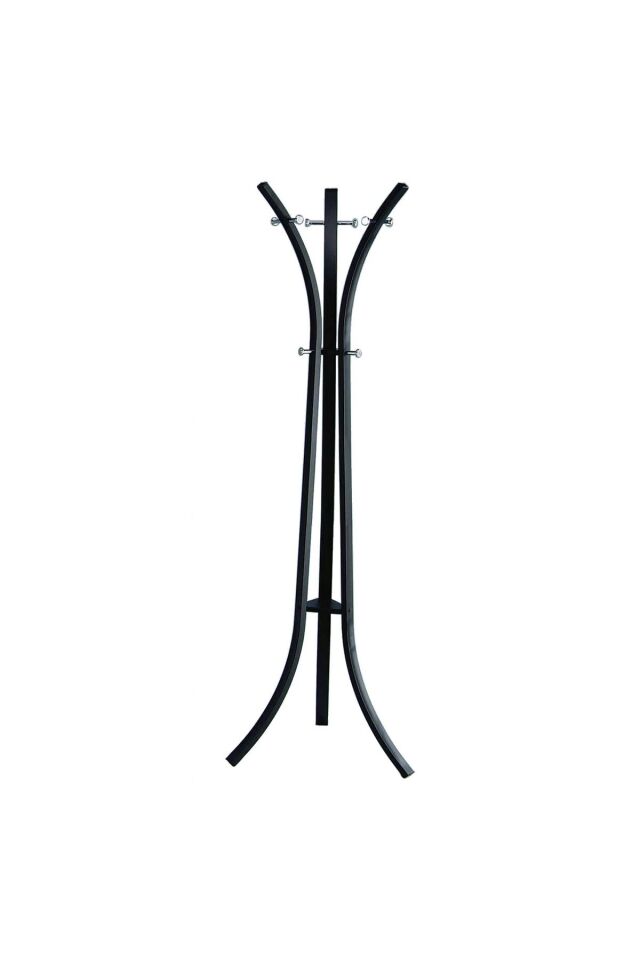 Metal Lobby Ayaklı Portmanto Askılık Pembe 40 cm 185 cm Lüks Lüx Askılık