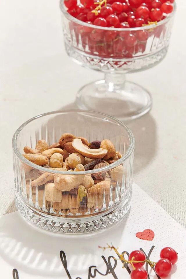 6 Adet 230 cc Cam Elysia Çerezlik, Cam Kase, Lüks Çerezlik