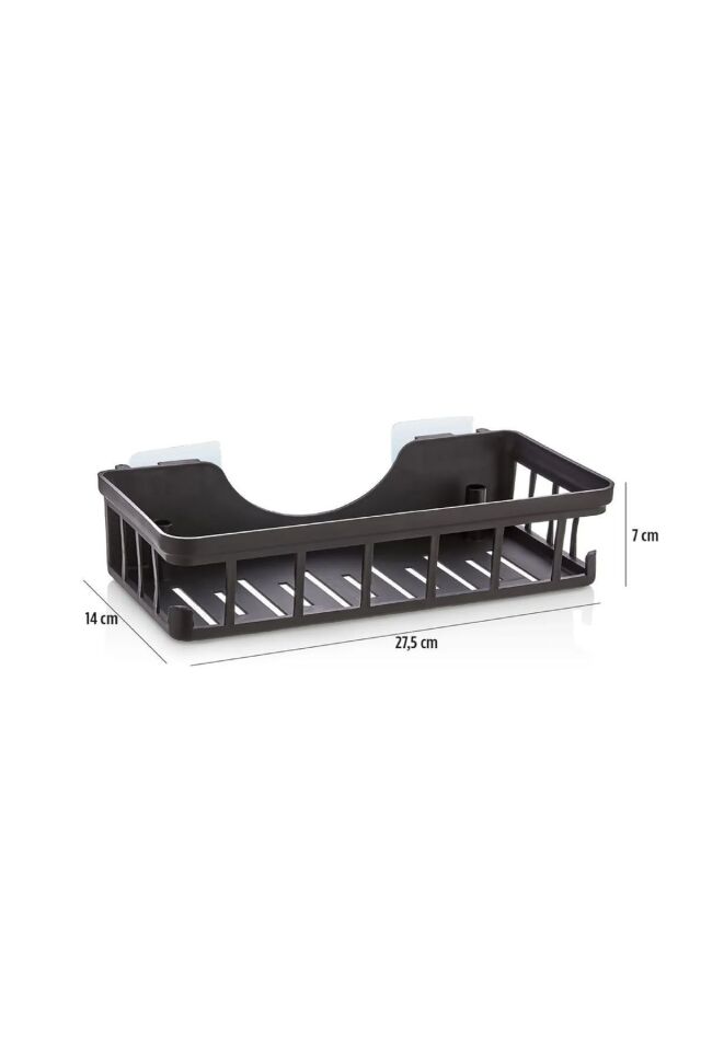 2'li Oslo Banyo Düzenleyici Şampuanlık Sabunluk 2 Li Set Kendinden Yapışkanlı Duş Rafı Organizer