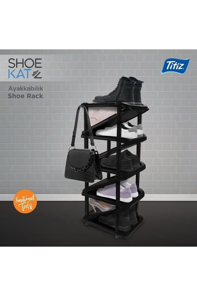 9 Katlı Shoekat Ayakkabılık TP-547 - Ergonomik ve Şık Tasarım, Az Yer Kaplayan Düzenleyici