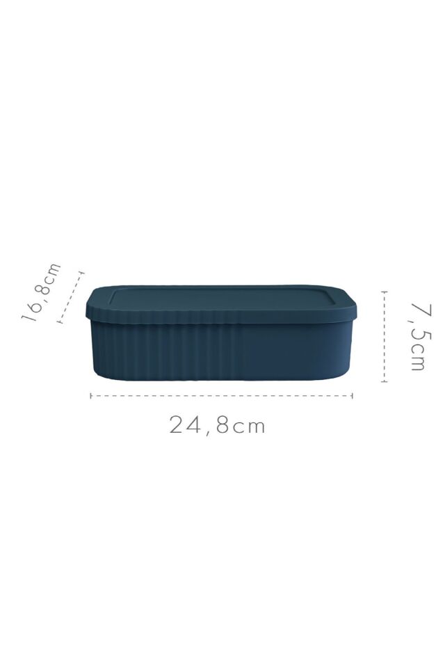 4 Adet Çok Amaçlı Kapaklı Mini Box Mutfak Banyo Makyaj Saklama Kutusu Mini Kutu 3 Litre