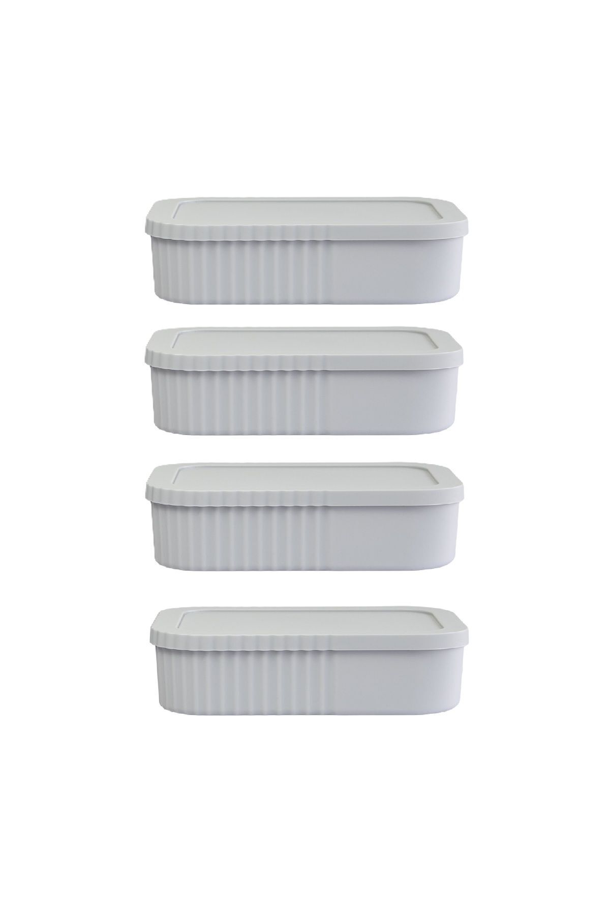 4 Adet Çok Amaçlı Kapaklı Mini Box Mutfak Banyo Makyaj Saklama Kutusu Mini Kutu 3 Litre