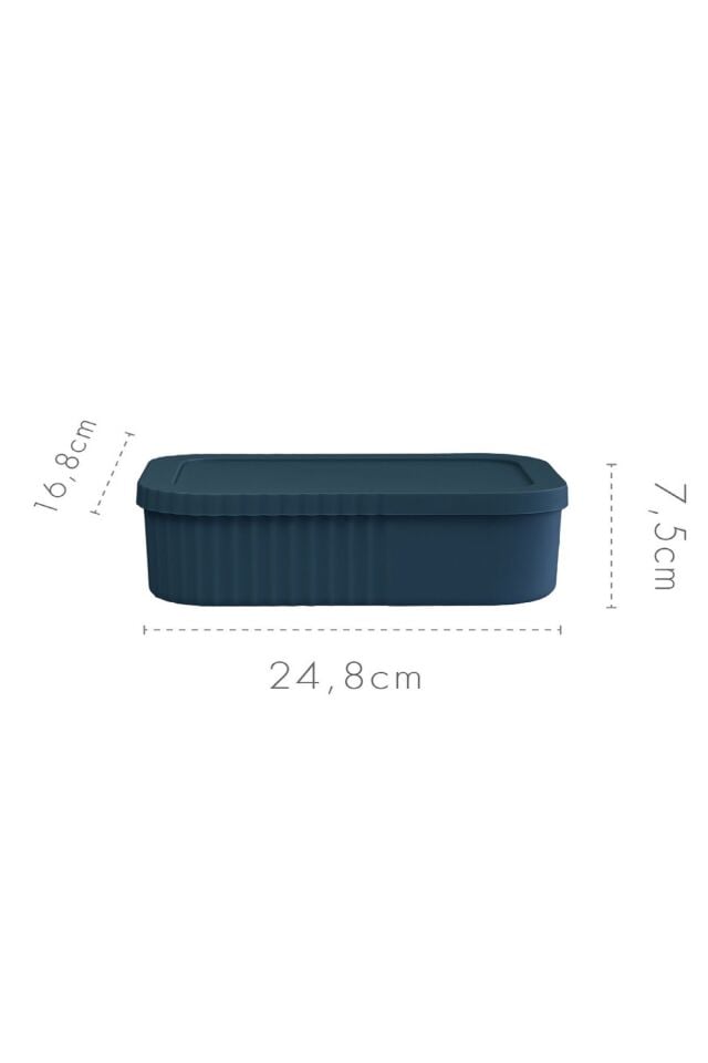2 Adet Çok Amaçlı Kapaklı Mini Box Mutfak Banyo Makyaj Saklama Kutusu Mini Kutu 3 Litre
