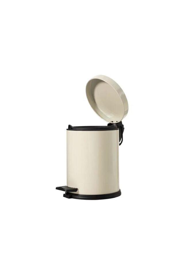 Tuvalet Banyo Balkon Mutfak 3 Litre Pedallı Çöp Kovası Gri Emayhome Sillgech Emay Home Eh-611 04