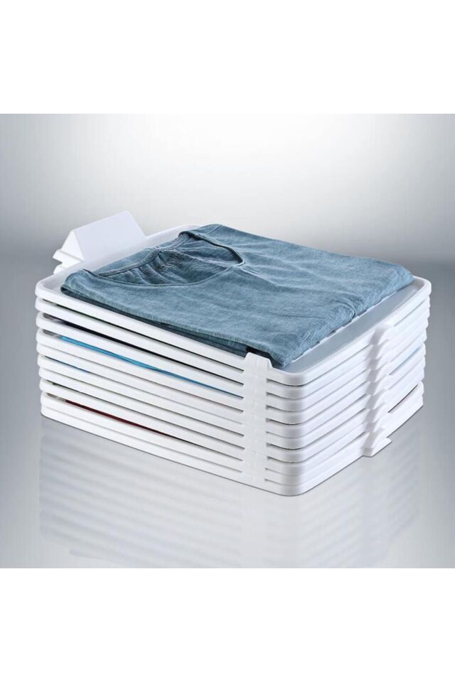 4 Adet Dolap İçi T-Shirt Düzenleyici, T-Shirt Gömlek Bluz Düzenleme Aparatı