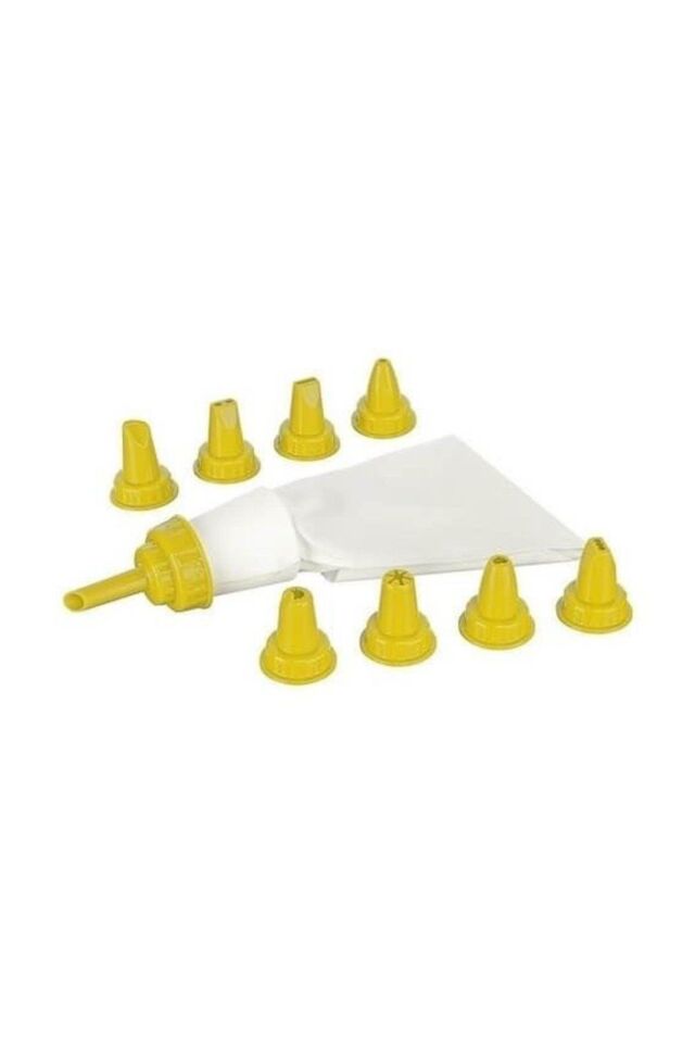 Krema Torbası, Pasta Kurabiye Kahve Süsleme Torbası, Çok Uçlu Krema Torbası