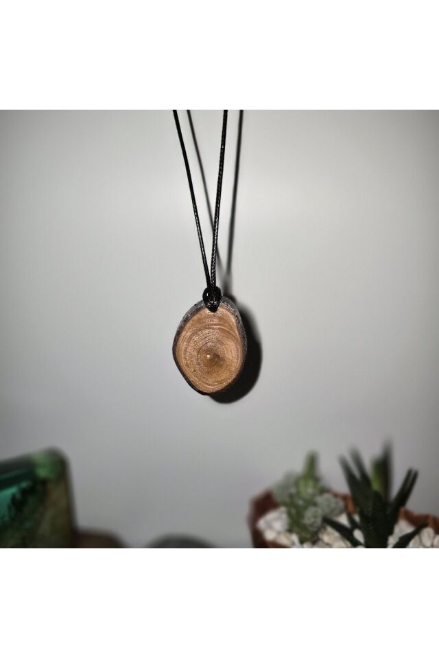 Ahşap Tasarım Kolye, El yapımı, Handmade, Kişiye Özel