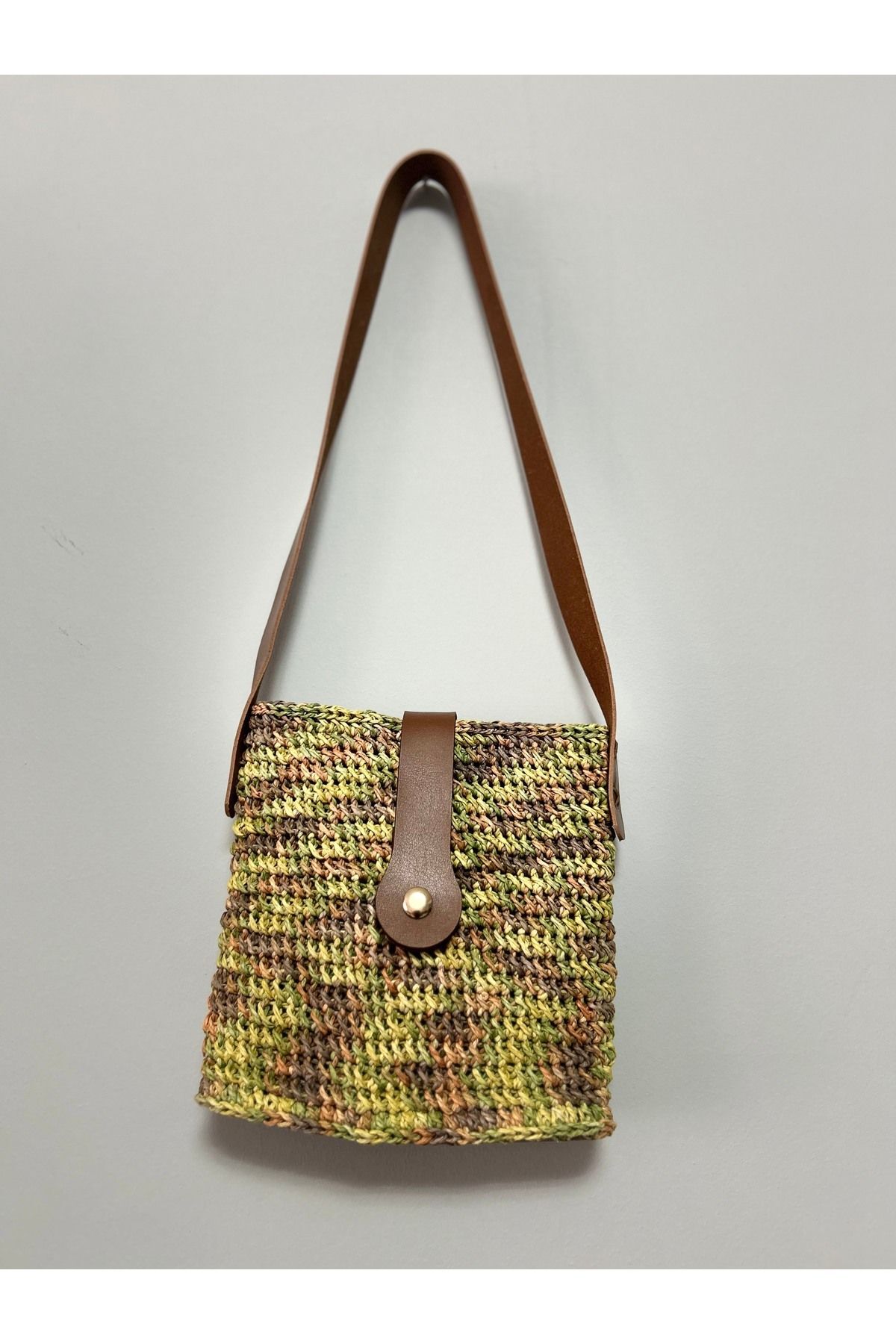 Hasır El Yapımı Deri Kayış Örgü Çanta, Kadın Omuz Çantası, Plaj Çantası, Tasarım, Handmade