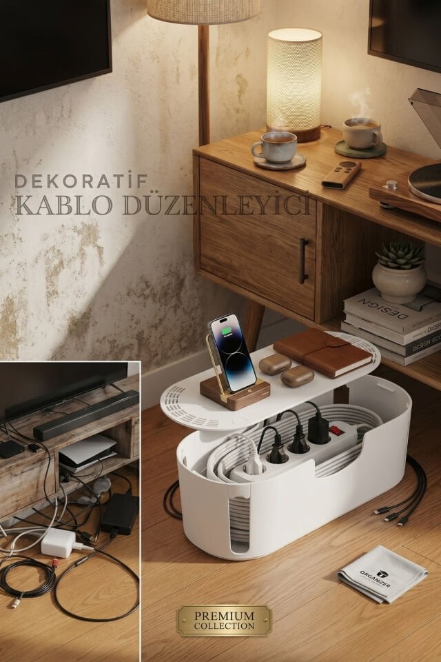 Kablo Düzenleyici, Kablo Gizleme Kutusu, Kablo Organizer