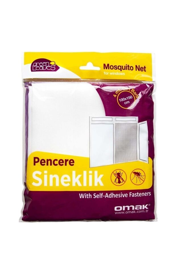 Pencere Sinekliği Tak Çıkar Tül Kesilebilir Cırt Bantlı 100x150 Cm