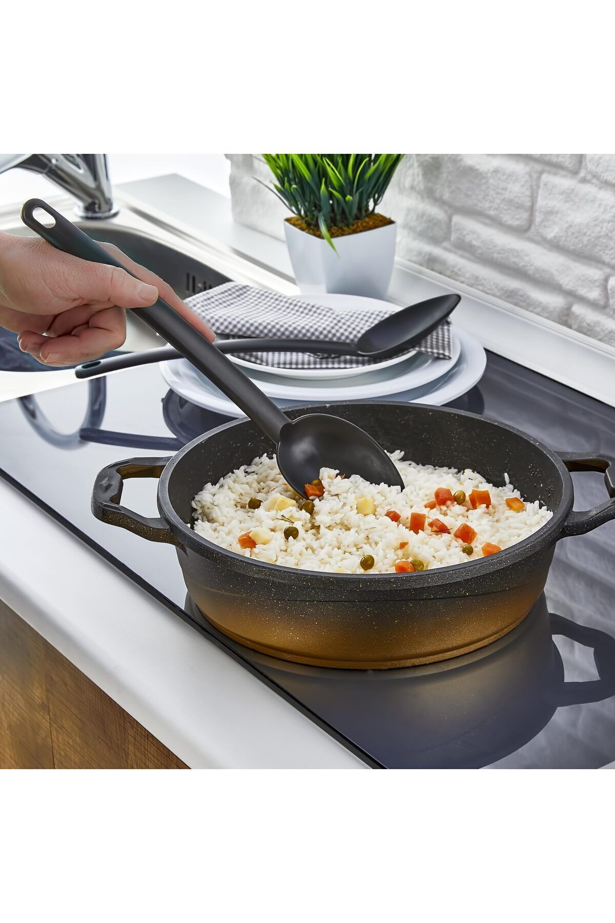 Teflon Kaşık Yanmaz Yapışmaz KP-136
