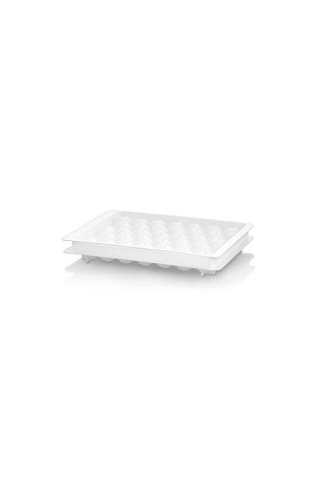 Plastlife Küre Buz Kalıbı Kapaklı 33 Hazneli Yuvarlak Buz Kalıbı Kokteyl Sunum Buz Kalıbı Kp-155