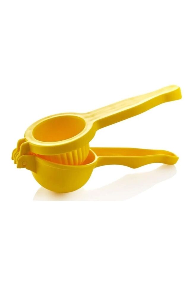 Pratik Sert Plastik Limon Sıkacağı - Limon Press Narenciye Sıkacağı