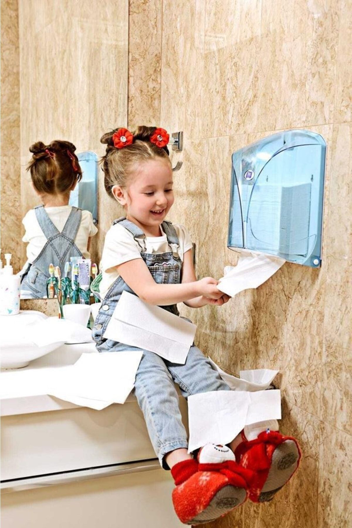 Titiz Wallstar Havlu Peçetelik ''şeffaf'' Tp-267
