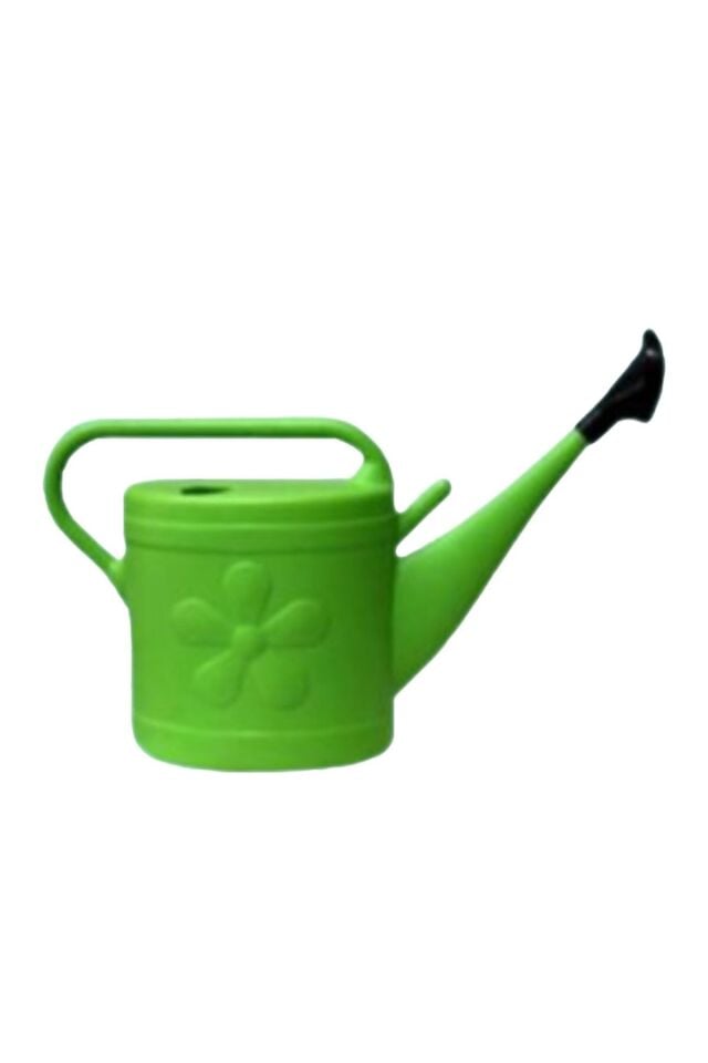 Çiçek Sulama Kabı 5 Lt. Yeşil Renk Sert Plastik