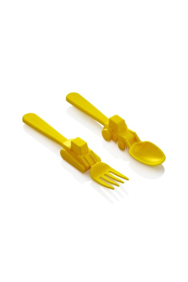 Plastlife 2'li Çocuk Bebek Mama Yemek Çatal Kaşık Seti Kp-146