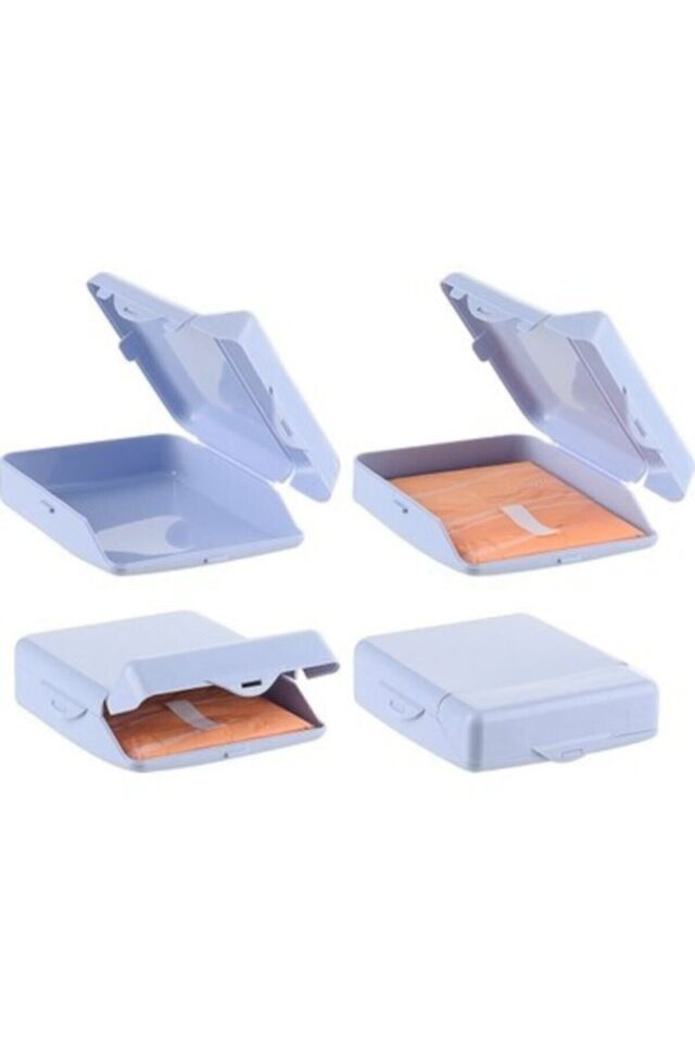Titiz Hijyenik Plastik Kilit Kapaklı Ped Kutusu Asorti Ap-9159
