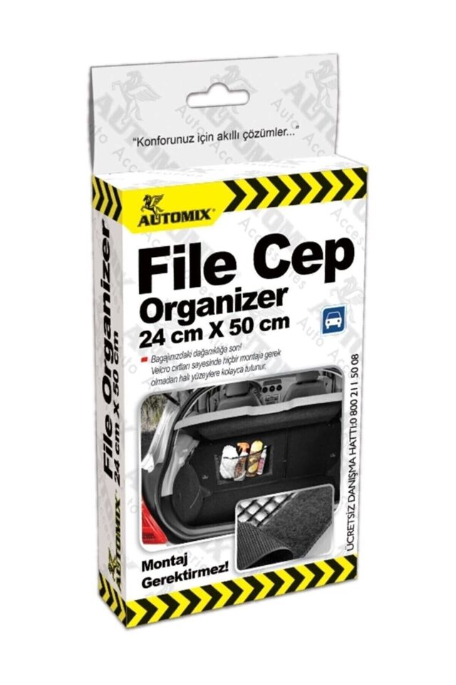 Fileli Cep Bagaj Organizer 24cm X 50cm