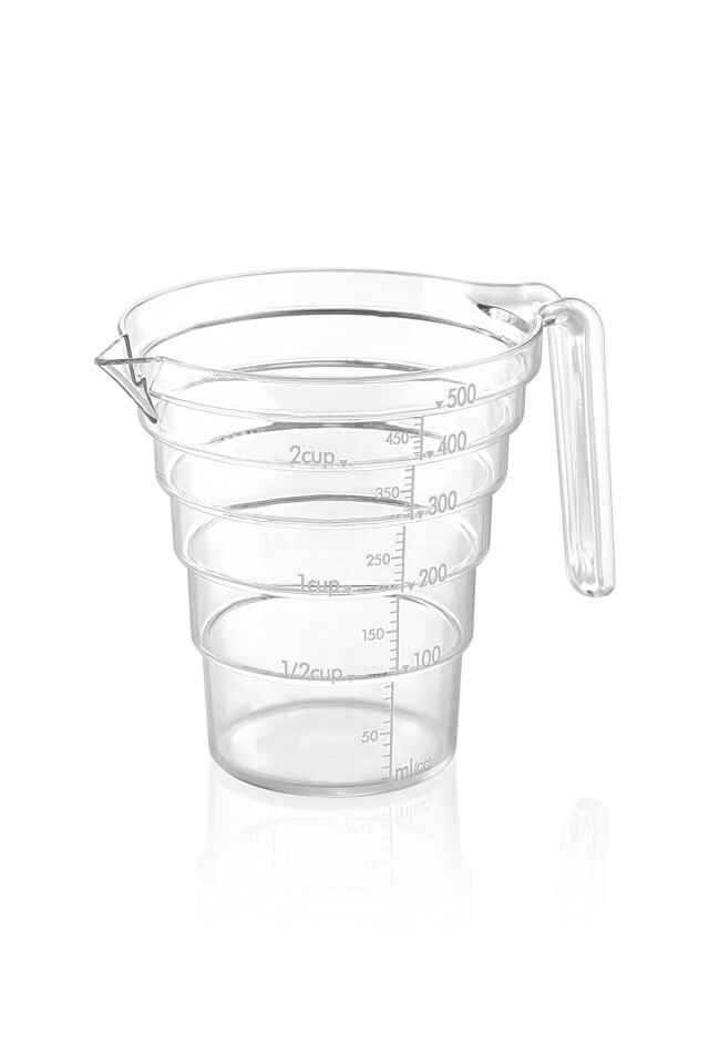 Plastlife Kristal Ölçü Kabı 500 Ml. Kp-141