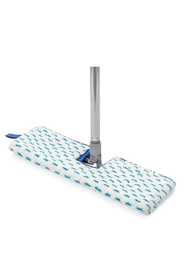 Sillgech Çift Taraflı Özel Mikrofiber Bezli Yer Fayans Ve Duvar Silme Mopu Mop Eh-312