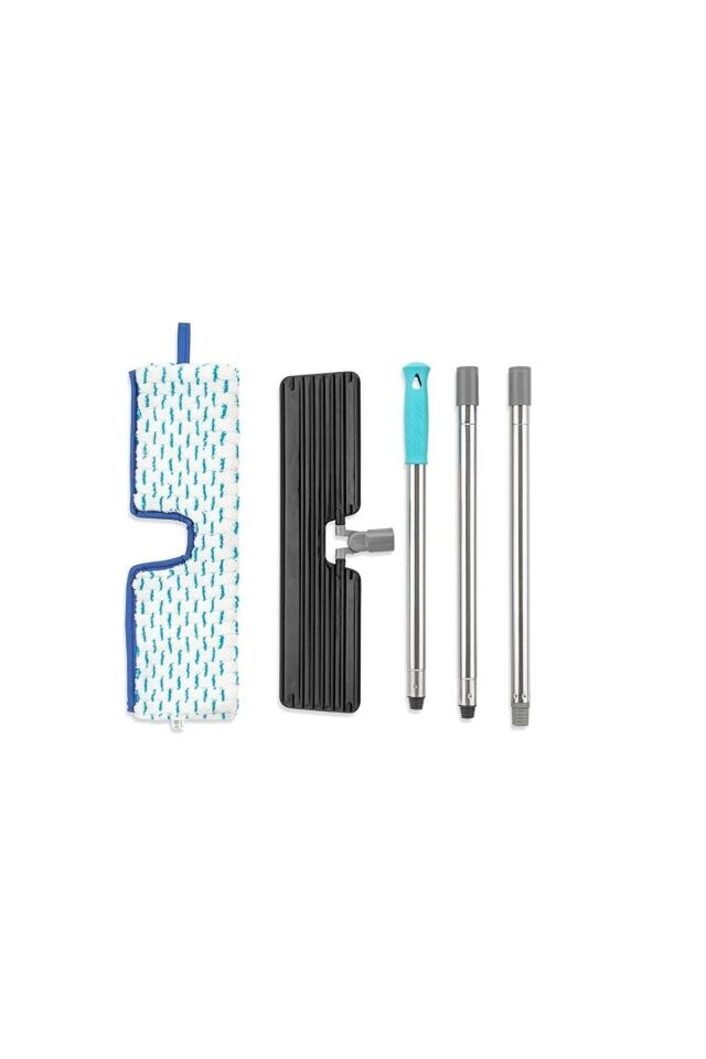Sillgech Çift Taraflı Özel Mikrofiber Bezli Yer Fayans Ve Duvar Silme Mopu Mop Eh-312