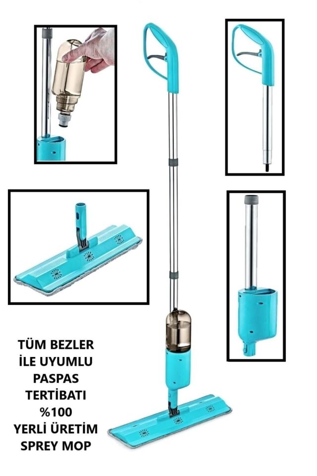 Sillgech Elefante Sprey Mop Temizlik Paspas Seti Yeni Model Eh-318