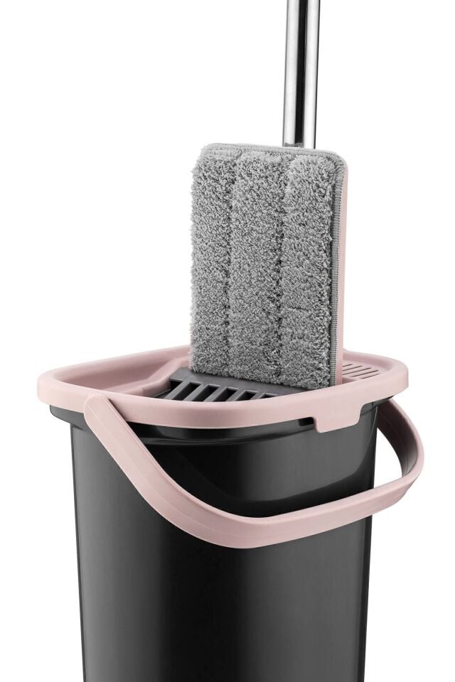 Sillgech Compact Temizlik Paspas Seti Siyah-pembe Eh-213