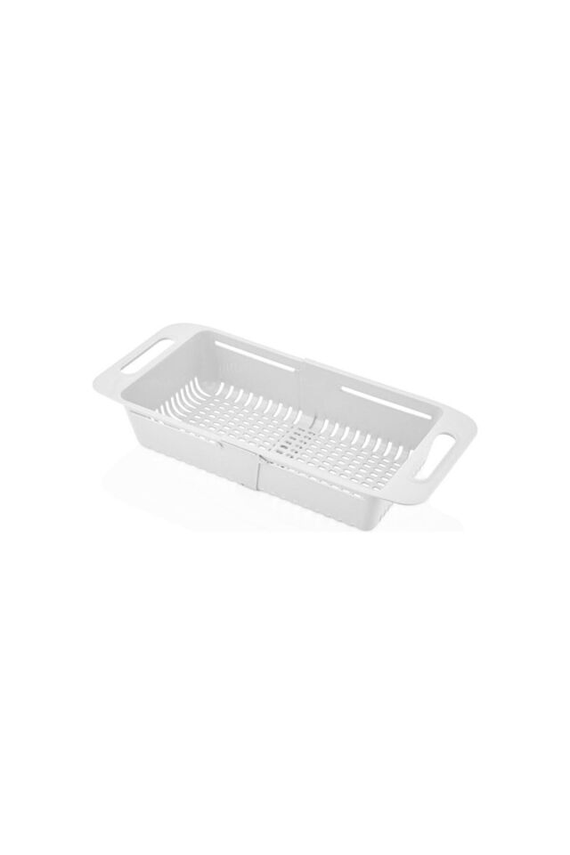 Ayarlanabilir Lavabo Süzgeci Uzun Kısa Ayarlı Evye Meyve Sebze Salata Yıkama