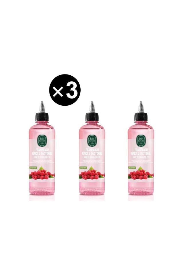 Frambuazlı Sirke & Saç Toniği 500 ml X3 Adet
