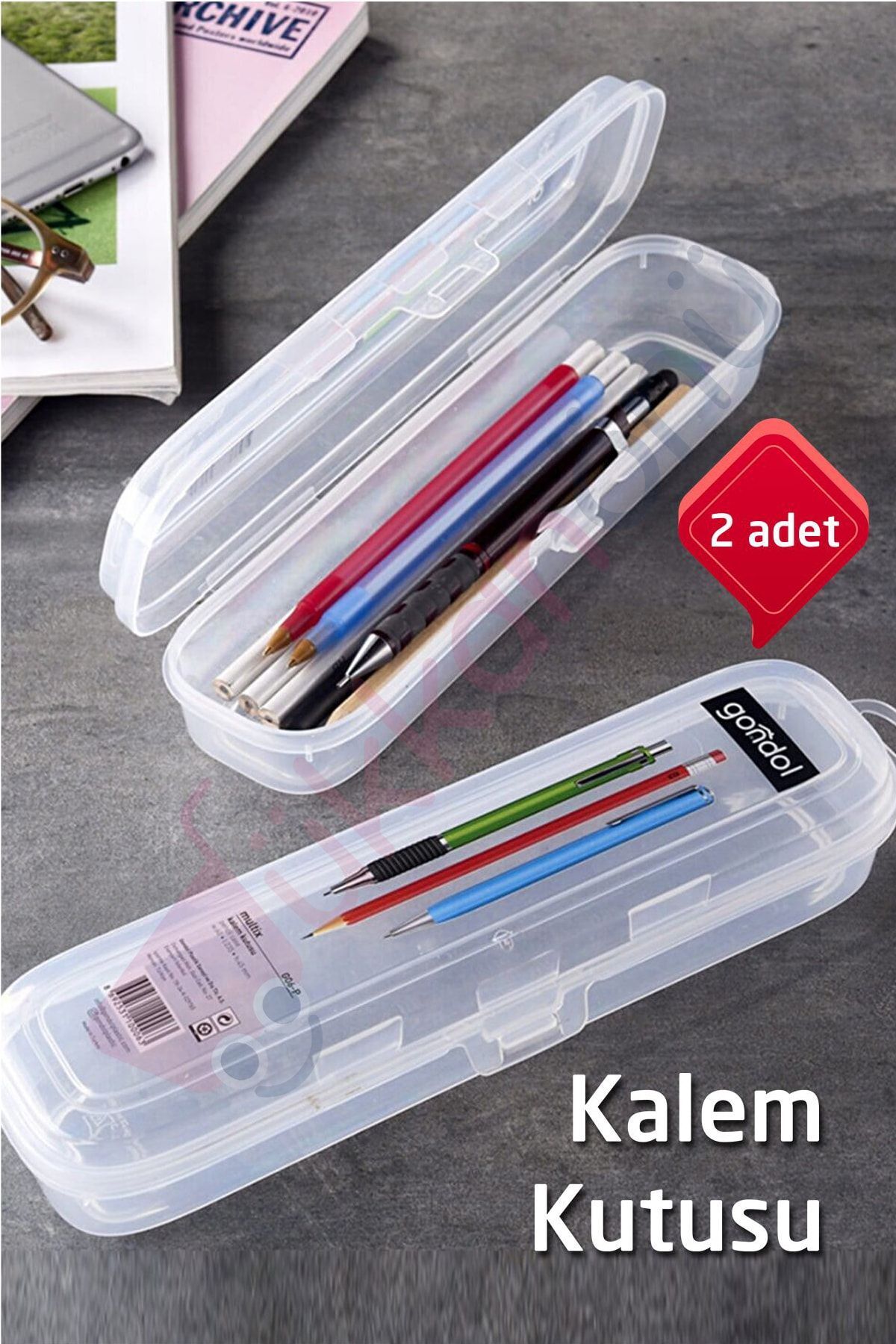 2 Adet Multix Kalem Kutusu - Kalemlik