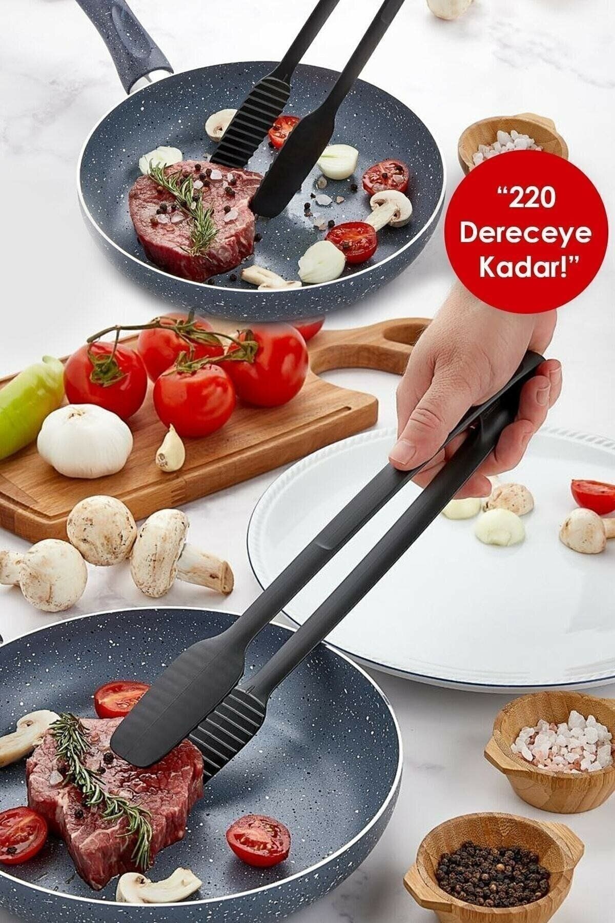 Yapışmaz Servis Ve Izgara Maşası