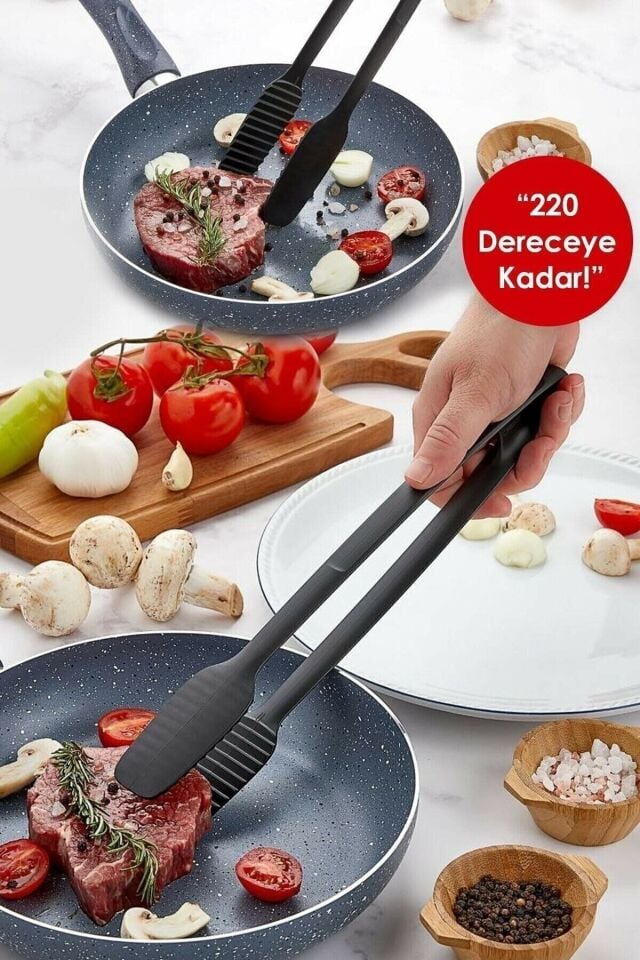 Yapışmaz Servis Ve Izgara Maşası