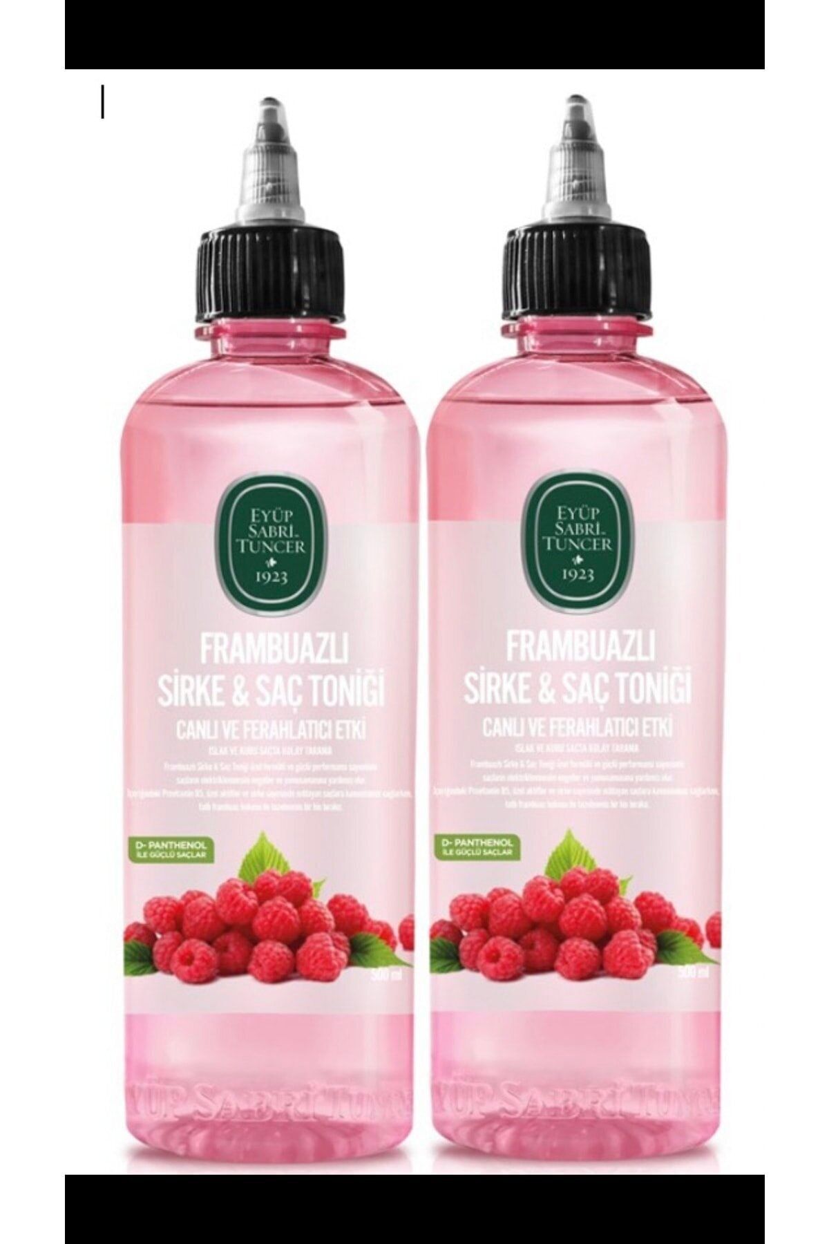Tuncer Frambuazlı Sirke & Saç Toniği 500 Ml 2 Adet