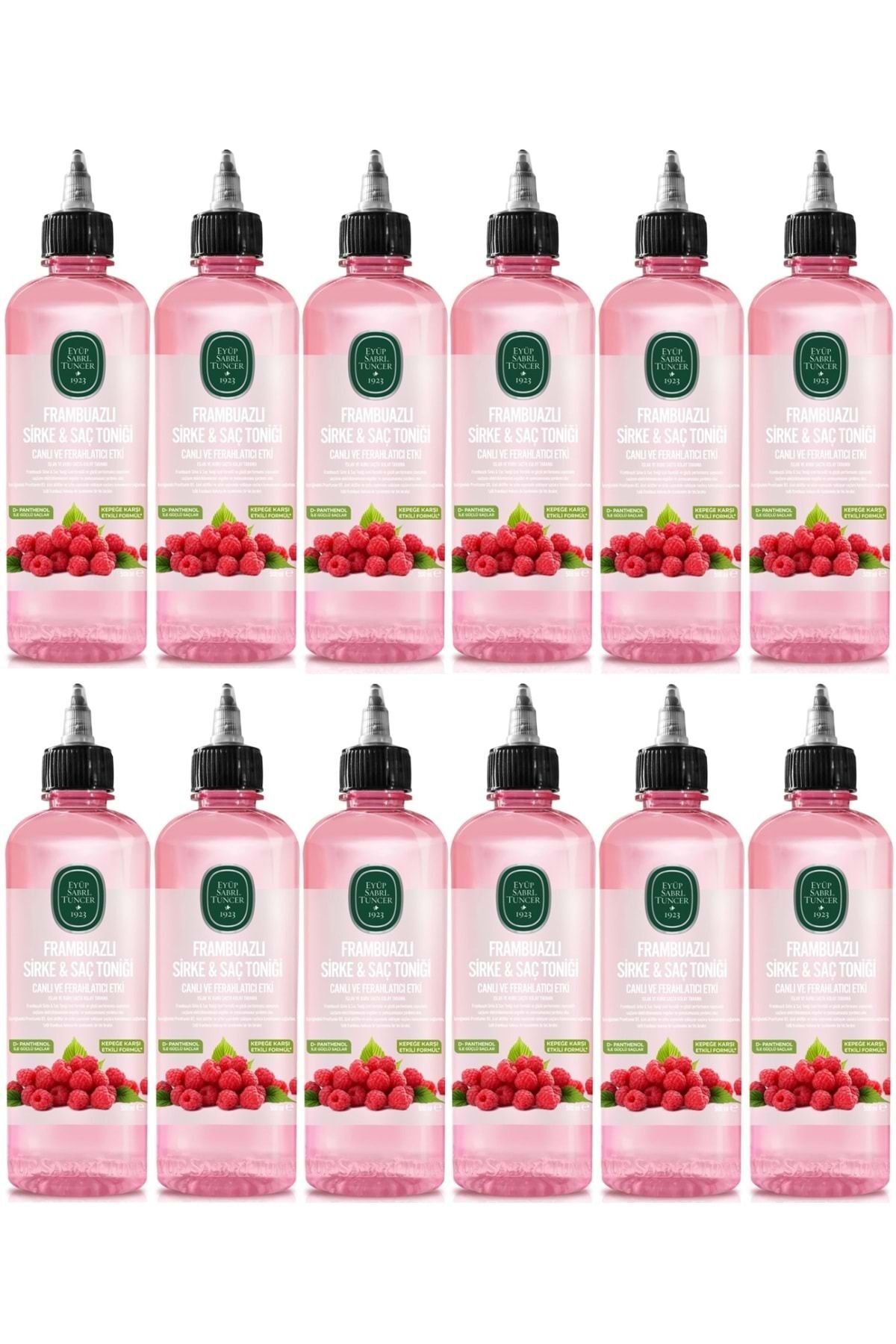 Saç Toniği 500ml Frambuazlı Sirkeli (12 Lİ SET)