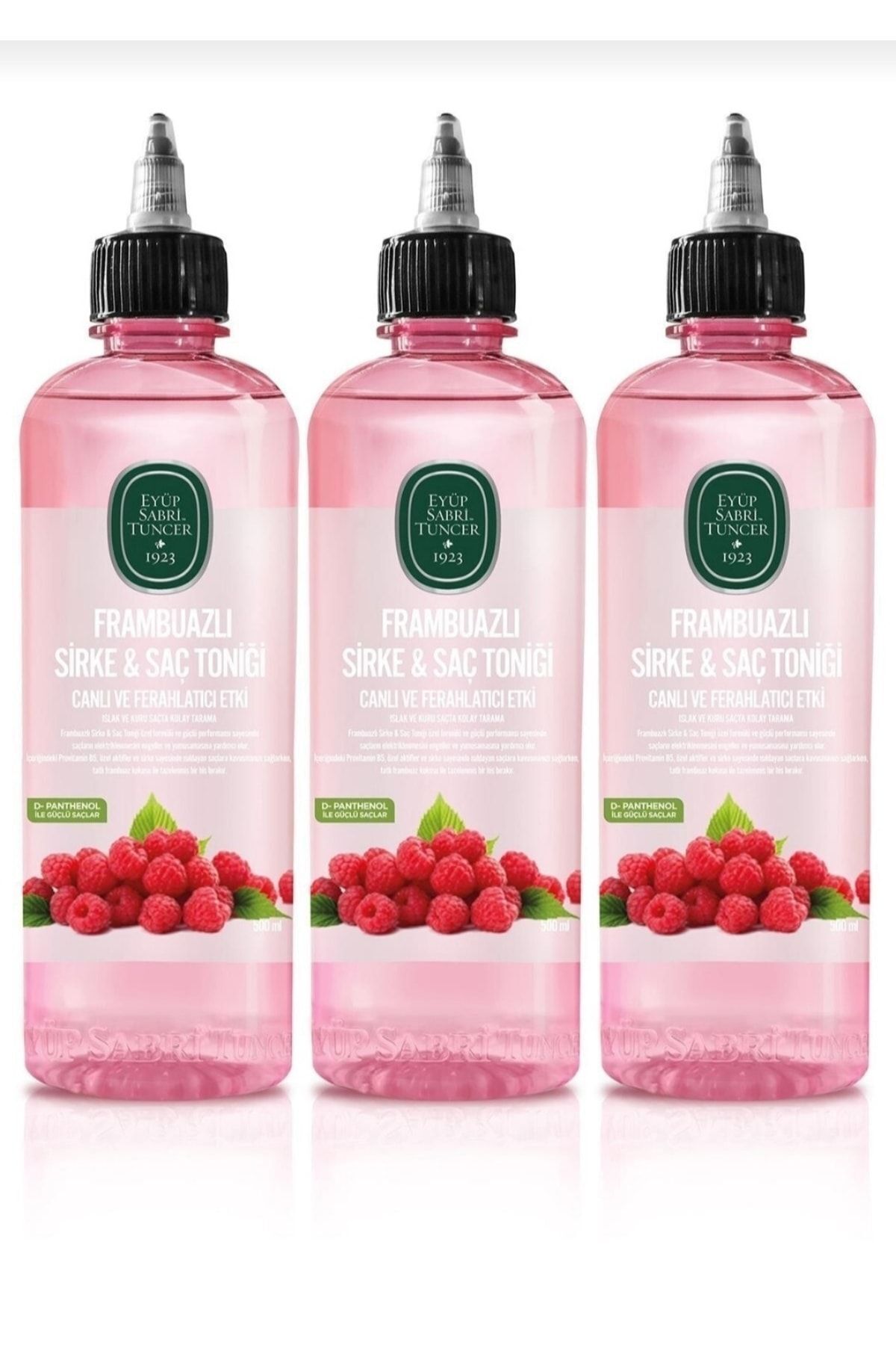 Frambuazlı Sirke & Saç Toniği 500 ml X3 Adet
