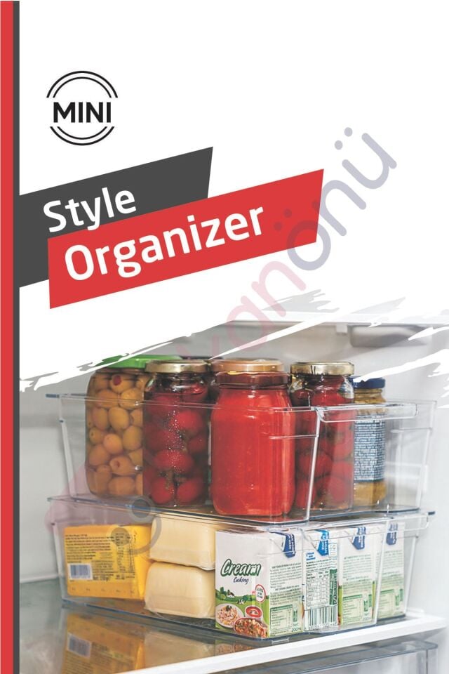 Style Buzdolabı Içi Düzenleyici Organizer ( Şeffaf )