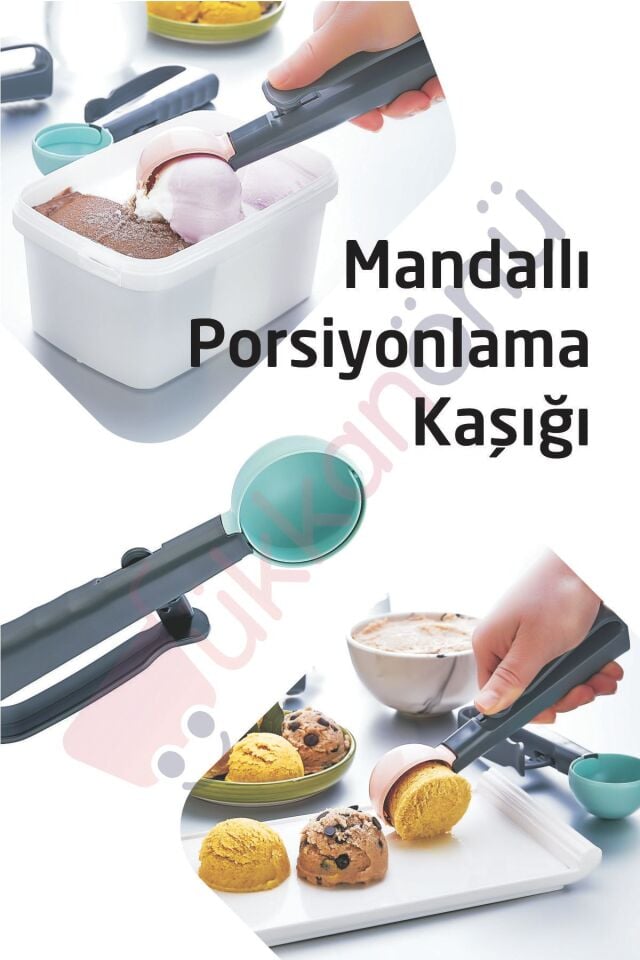 Mandallı Dondurma Ve Porsiyonlama Kaşığı Kp-134