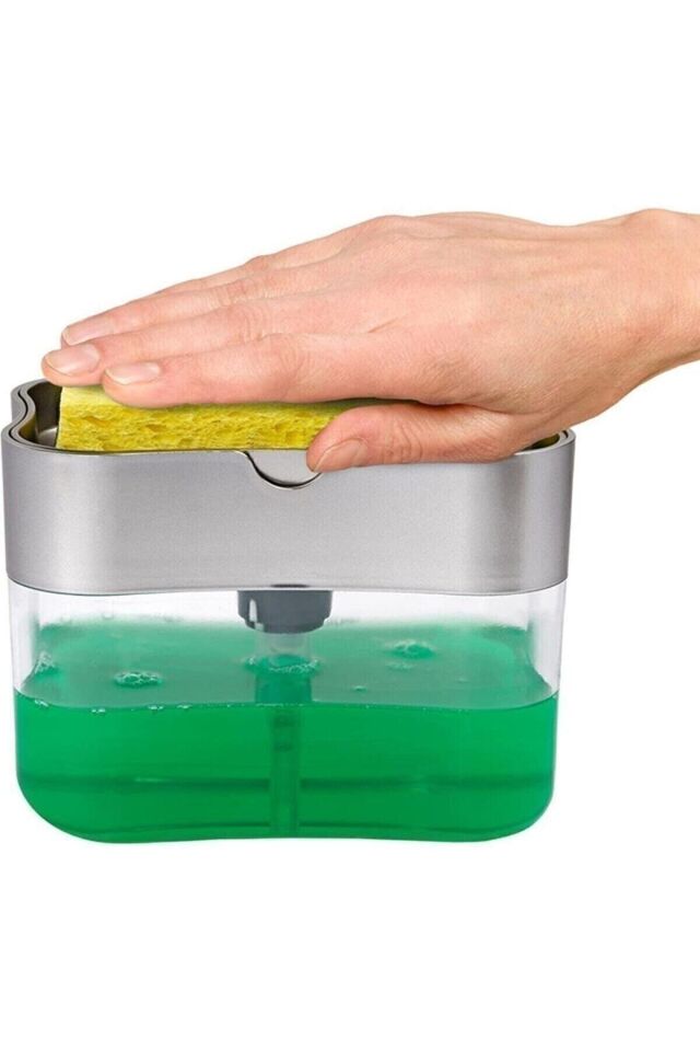Deterjan Hazneli Otomatik Köpürten Dekoratif Sıvı Sabunluk 380 Ml.