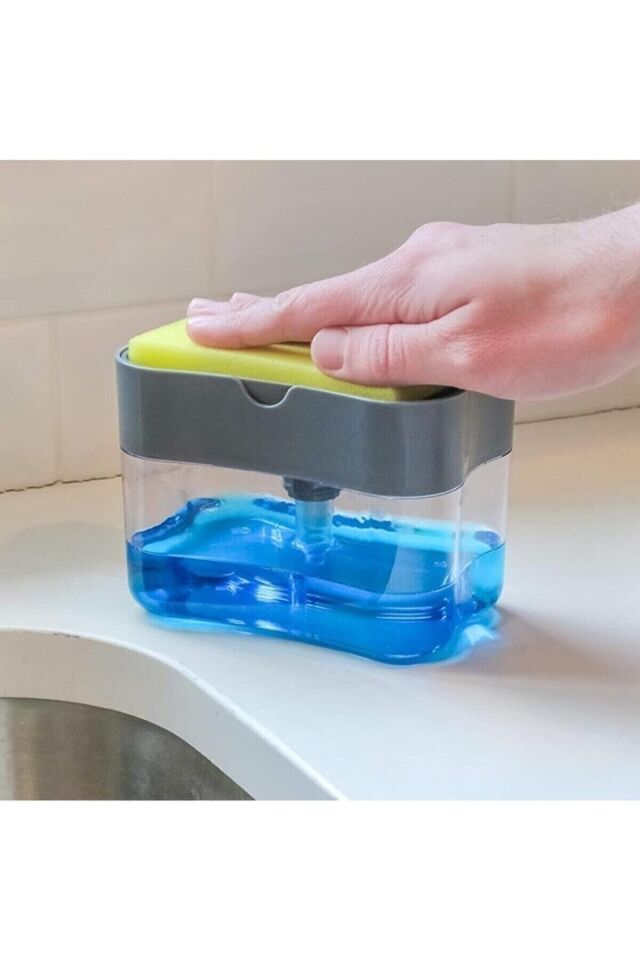 Deterjan Hazneli Otomatik Köpürten Dekoratif Sıvı Sabunluk 380 Ml.