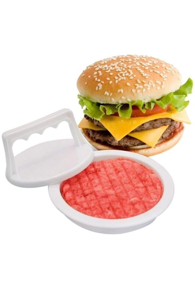 Hamburger Köfte Kalıbı Köfte Presi Şekillendirici Burger Press Pratik Köfte Yapma Aparatı Kp-104