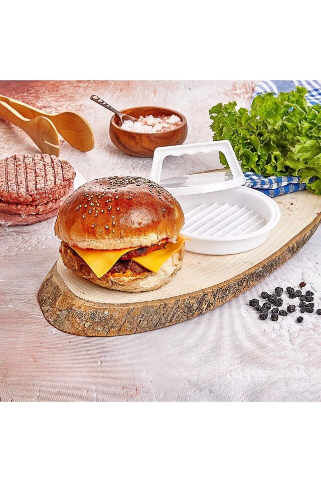 Hamburger Köfte Kalıbı Köfte Presi Şekillendirici Burger Press Pratik Köfte Yapma Aparatı Kp-104