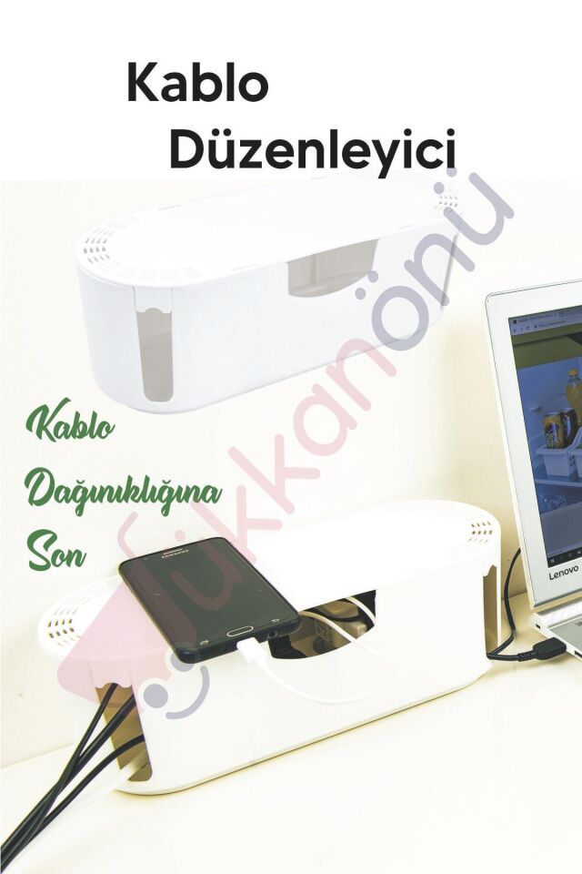 Kablo Düzenleyici Çoklu Priz Kutusu Kablo Organizer